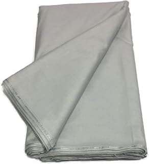 BKRKJ Men's 100% Pure Cotton Unstitched Kurta Pyjama Plain Fabric - 5 meter running (Ethnic,Pathani suit,shirt,Formal,Casual,Summer Wear)