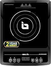 IBELL SLIM50 Induction Cooktop, 2000W, BIS Certified, LED Display, 2 Yr Warranty, Auto Shut-Off, Over Heat Protection (Black)