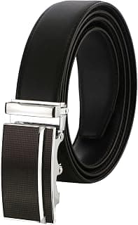 Labnoft Men's Auto Lock PU Leather Belt