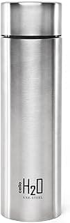 CELLO H2O Stainless Steel Water Bottle For Office & Daily Use 1000 ml, Silver | Single Wall Freezer & Fridge Safe, Lightweight & Stylish Leakproof Rustproof Steel Water Bottle For School, Gym & Travel