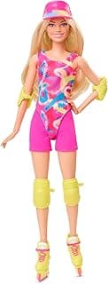 Barbie™ The Movie Doll, Margot Robbie as, Collectible Inline Skating Doll Wearing Leotard, Biker Shorts and Inline Skates