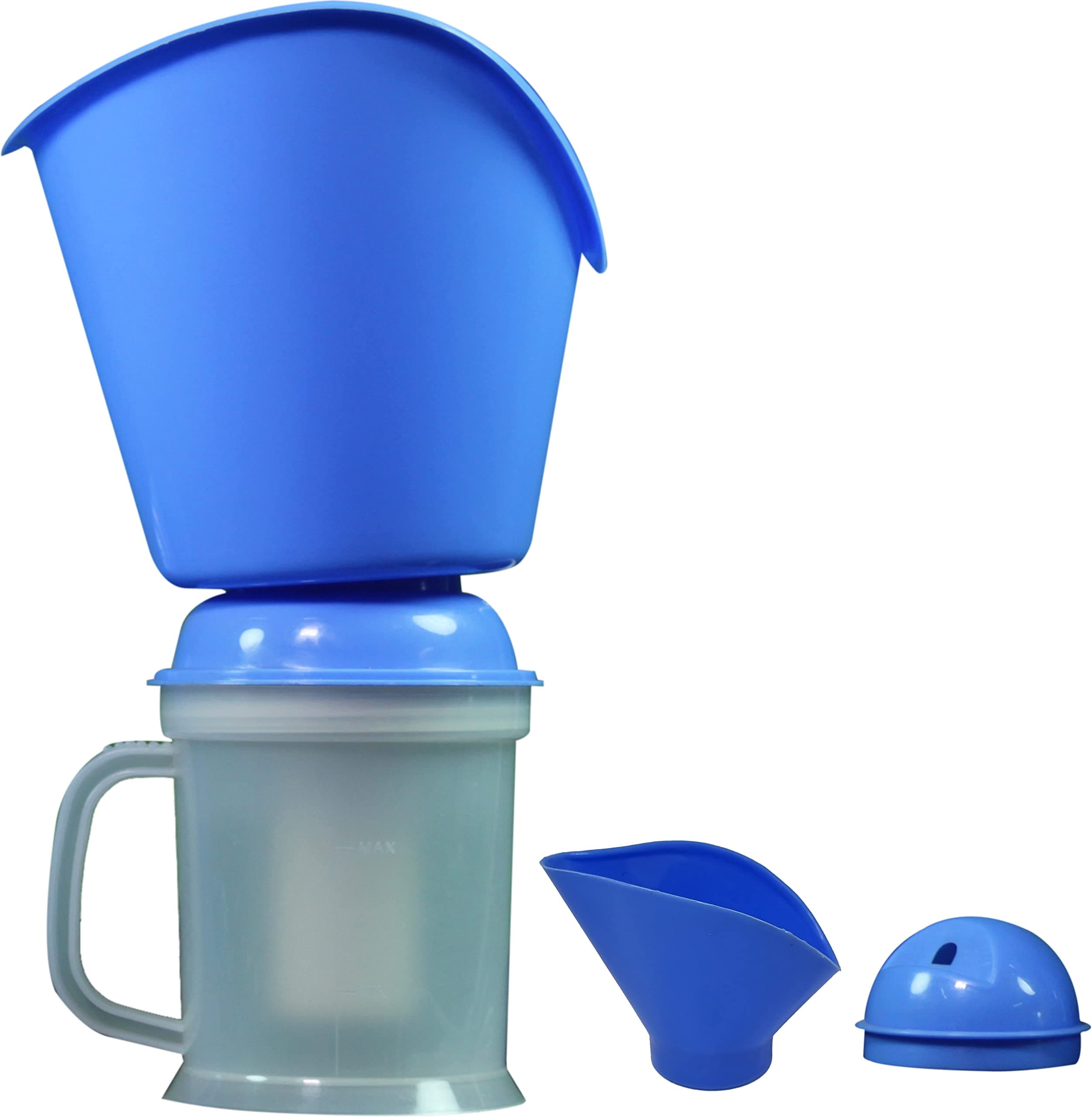 Sahyog Wellness 3 In 1 Steam Vaporizer, Nose Steamer for Cold & Cough, Nozzle Inhaler & Nose Vaporiser (Blue)