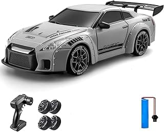 Jack Royal GTR Tokyo Drift Remote Control 1:20 Scale Drift Car | 20Kmph, 2.4Ghz | Rc Drifting Car 4 Wheel Drive Boost Mode Long Range Remote Hard Plastic Top with LED Head Light