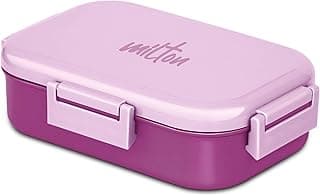 MILTON Senior Flatmate Tiffin Box Steel Insulated Inner Stainless Steel Containers with Clip Lock Lid, 700ml, Airtight Leakproof Kids Lunch Box, for School, Picnic, Purple