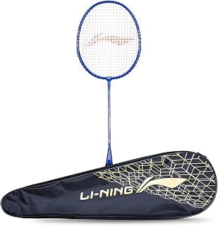 Li-Ning Aluminium Xp-505 Pro - (Strung)+ Full Cover Badminton, Blue
