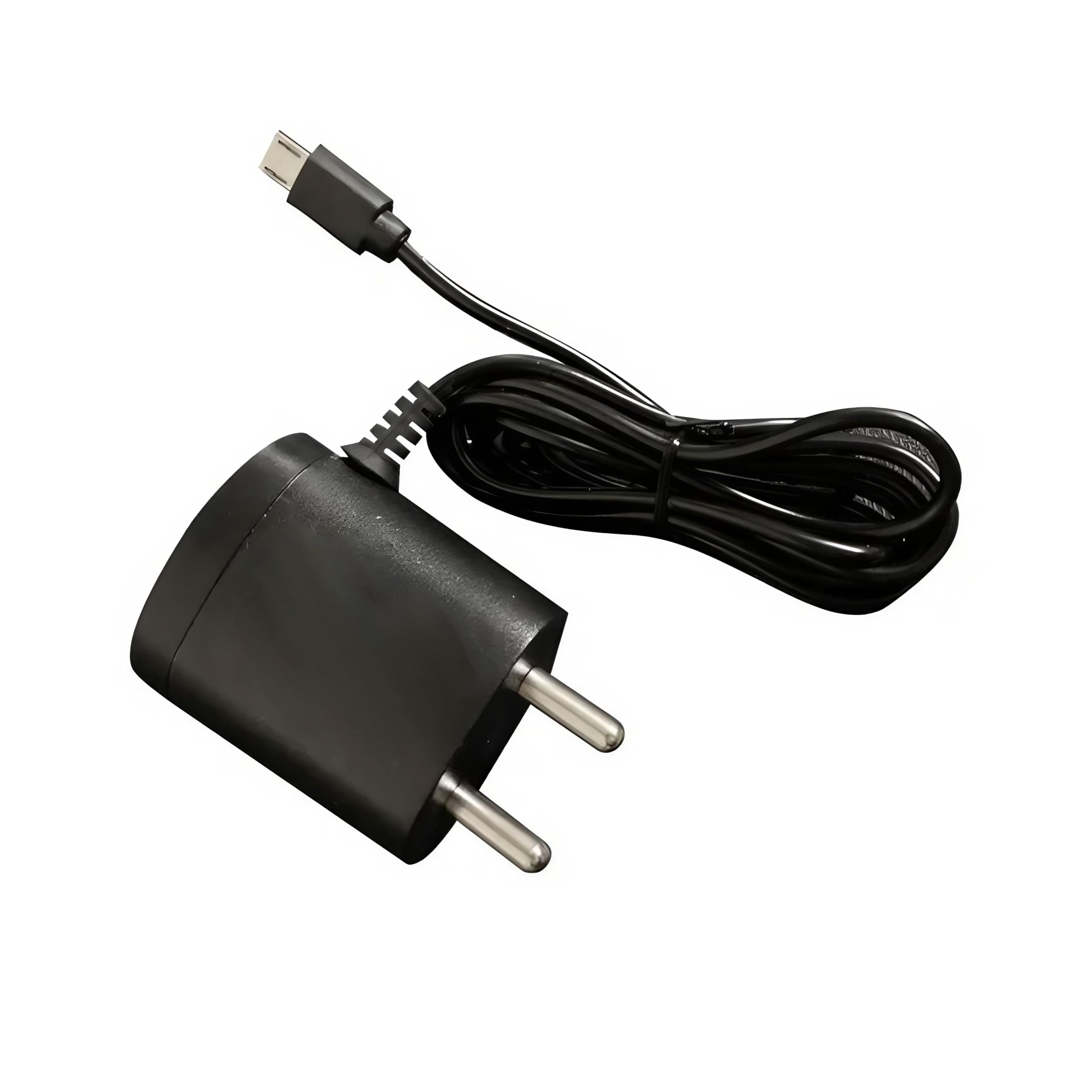 Universal 5V 500mAh Mobile Charger for Keypad Phones – Compatible with Nokia, Samsung, Intex, Lava, Jio Bharat, Feature Phones, Basic Handsets,Reliable Low Power Charging Adapter- (Micro Cable)