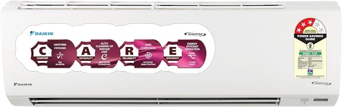 DAIKIN 1.8 Ton 3 Star, New star rated, Inverter Split AC (Copper, PM2.5 Filter, ATKL60XV16, White)