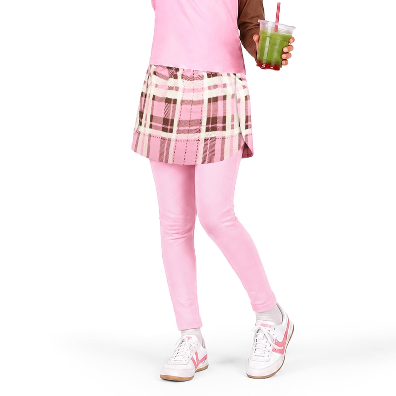 YouGotPlanB Skeggings for Girls | Pack of 1 | 2-in-1 Skirt with Attached Leggings | Cotton | Ages 4-16 Years | Comfort fit | Ideal for Sports & Play