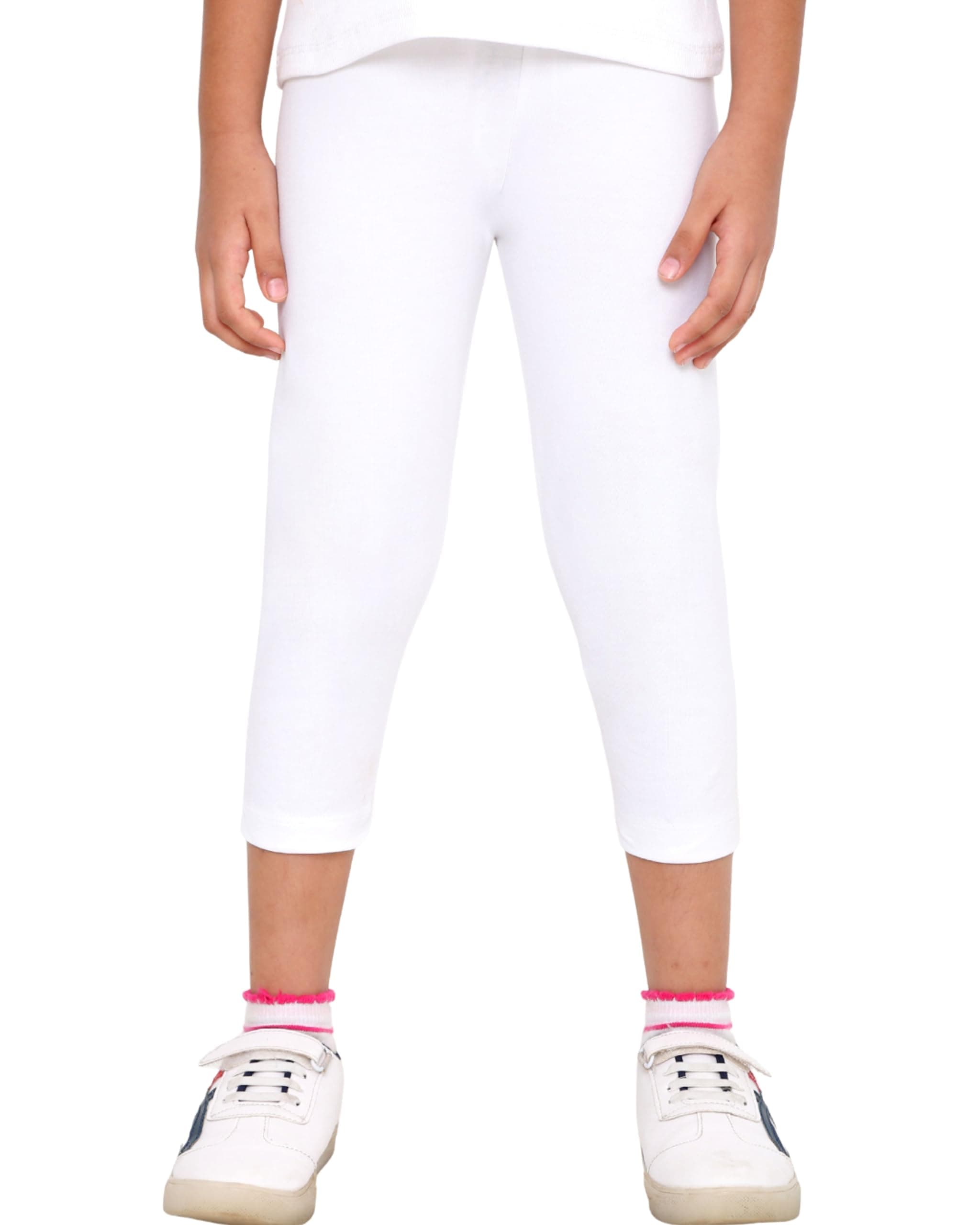 TotzTouch Kids Girls Capri Leggings |Girls Capri |Short Pant for Girls Age (12 Months - 12 Years)