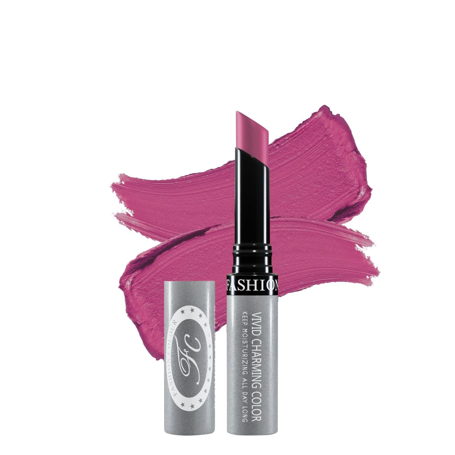 FASHION COLOUR Kissproof Non Transfer Lipstick | Water Resistant & Smudge Proof | Non-Drying | Lightweight | Long Stay Upto 15Hrs | Barbie Pink