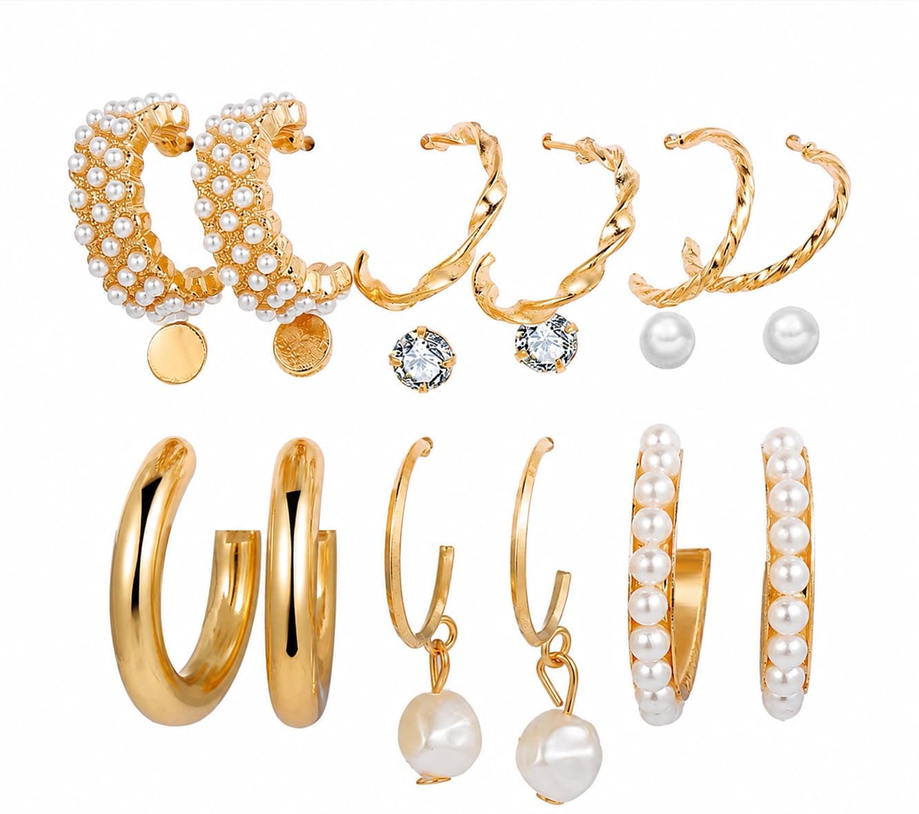 Elrose - Earrings for Women Fashion | Earrings for Girl Stylish | Combo Earrings for Women