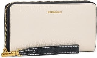 Miraggio Harlow Zip Around Wallet For Woman | 3 Compartment Women Wallet | Gift Items For Women