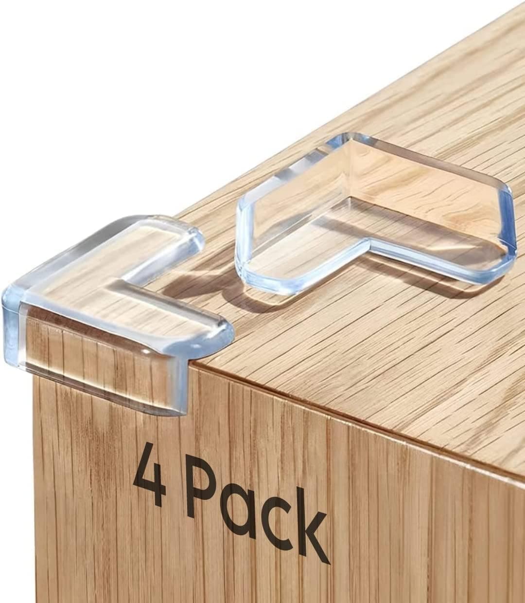 ShuffleCart Pack of 4 Silicon Corner Protector, Sharp Edge Guard for Furniture, Baby Bed Protection and Child Safety Guard