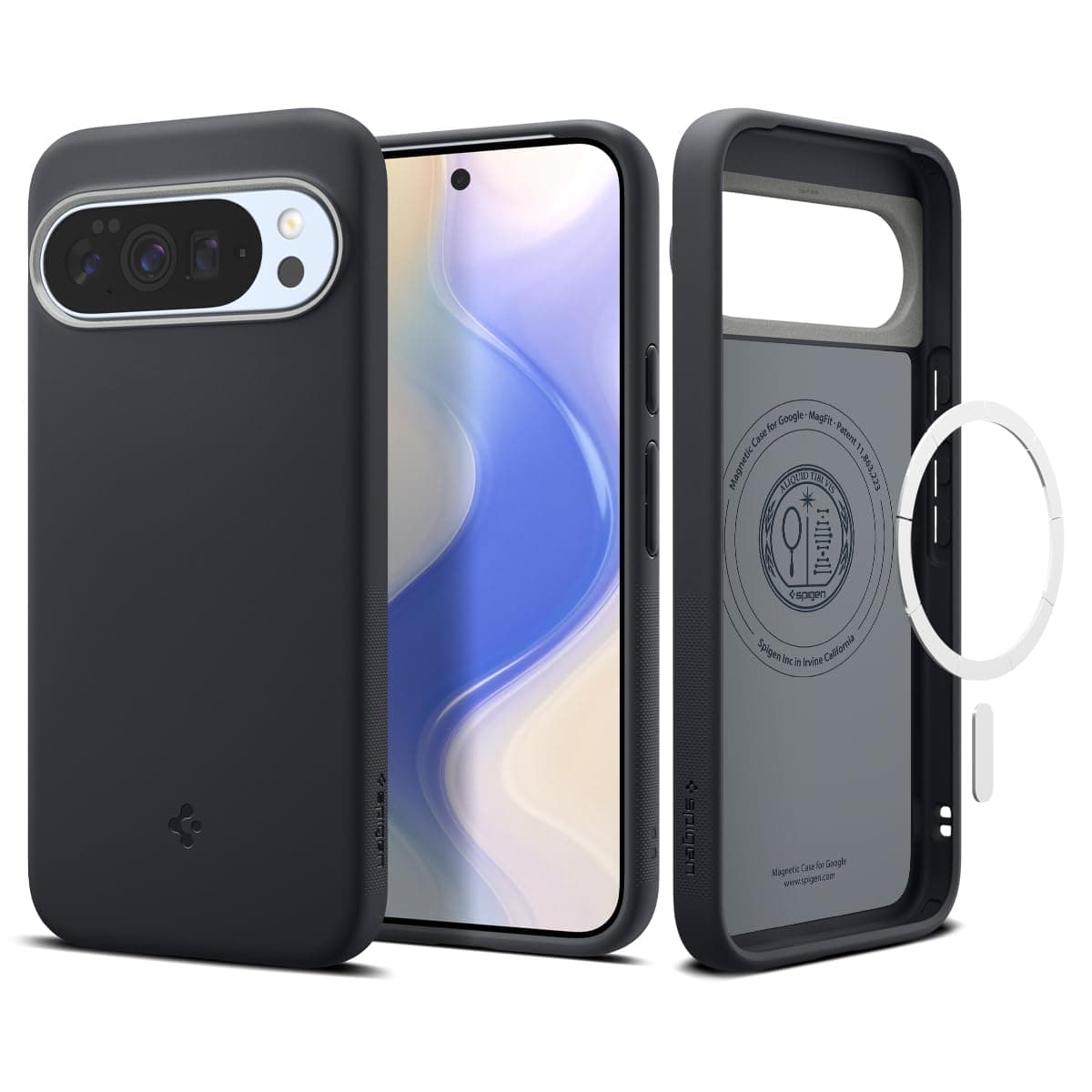 Spigen Nano Pop MagFit for Google Pixel 10 Case, Pixel 10 Pro Back Cover (2025) - TPU+Poly Carbonate｜Black Sesame