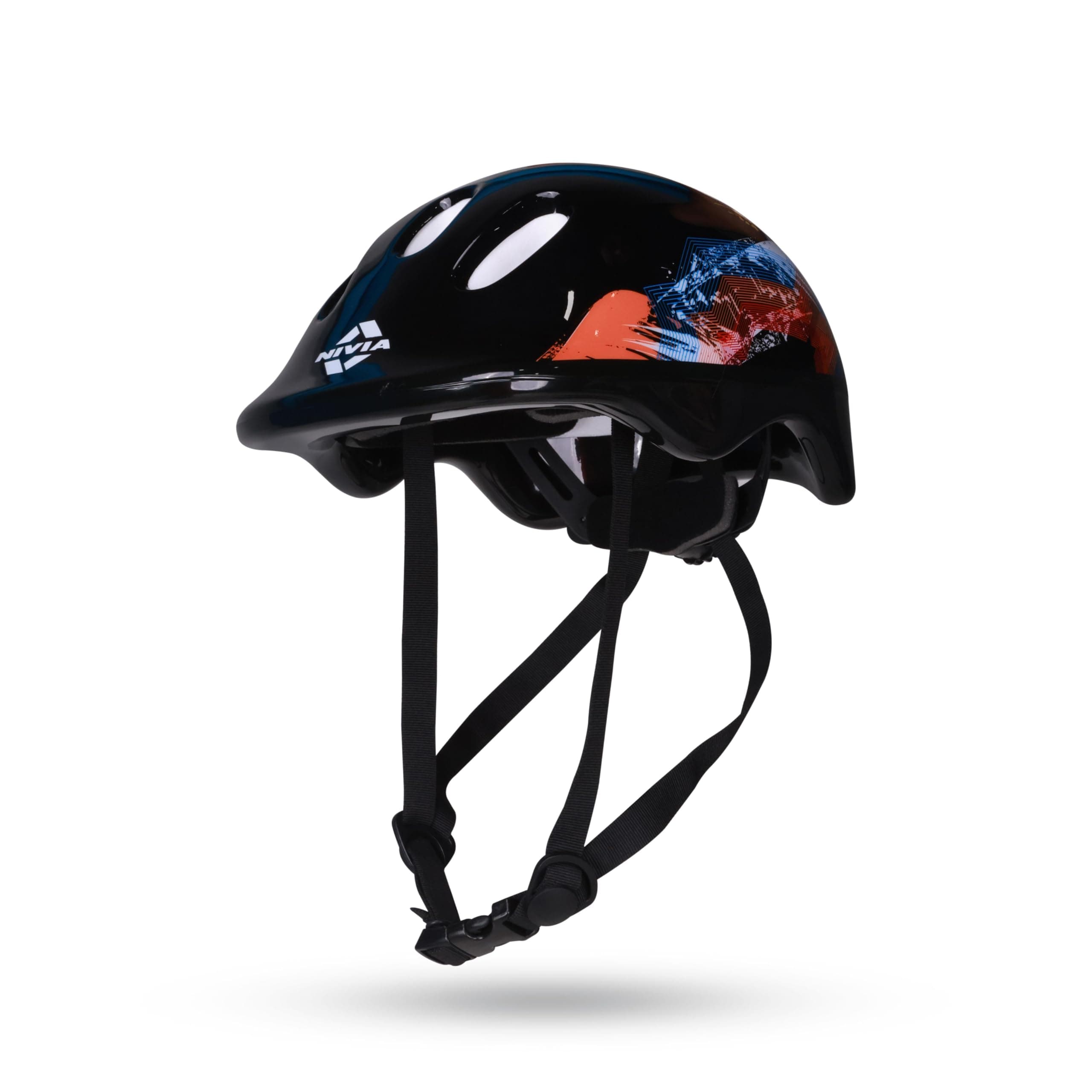 Nivia Protex Skating Helmet, Helmet for Skateboarding, Cycling, for Youth, Adults & Kids, Adjustable Fit (Multicolor, Extra Small)