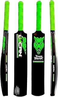 Lycan Junior Hard Plastic Cricket Bat Size 3, Age 6-8 Year Old Kids # 1pc Cricket bat only