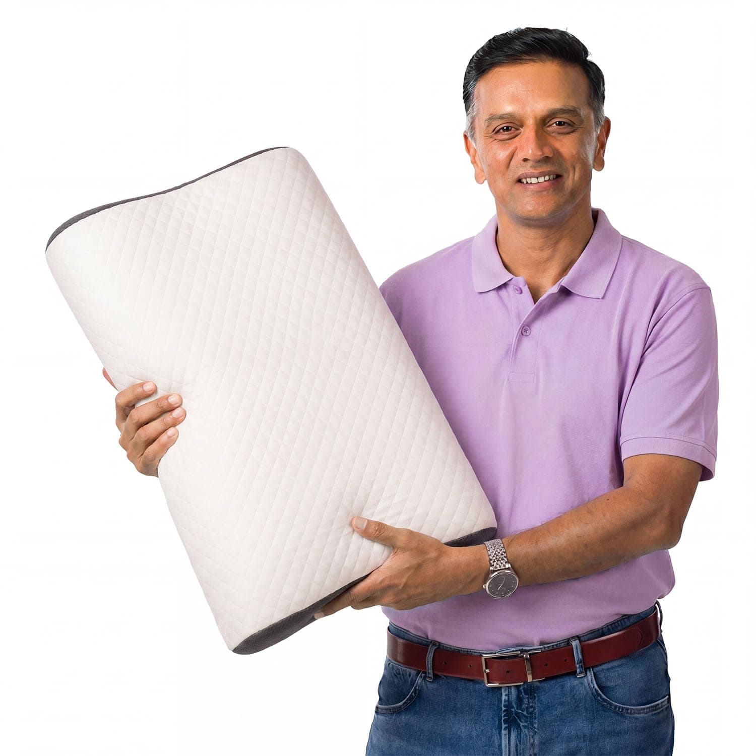 Careforce Orthopedic Cervical Pillow for Neck and Shoulder Pain Relief Ergonomic Memory Foam Pillows for Sleeping Ideal for Chronic Neck Pain & Spinal Alignment Spondylitis & Contour Pillow -King Size