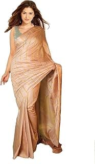 NR Handloom Women's Bhagalpuri Art Silk Saree With Blouse Piece
