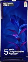 Godrej 185L 5 Star Direct Cool Single Door Refrigerator Advanced Inverter Technology, 24 Days Farm Freshness, 22L Jumbo Vegetable Tray, Base Drawer & 5 Years Warranty (RD 195EN TDI MN BL, Marine Blue)
