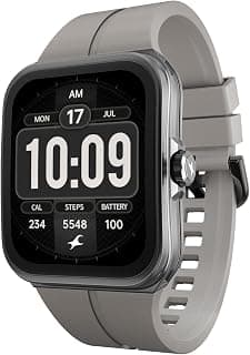 Fastrack Fastrack VOX Neo Smart Watch with 1.91” Curved TFT Display, Rotary Crown, Offline Voice Commands,To-Do list, BT Calling, 24/7 Health Suite, SpO2, HRM, Sleep Tracking, IP68 Water Resistant - Delta Clay