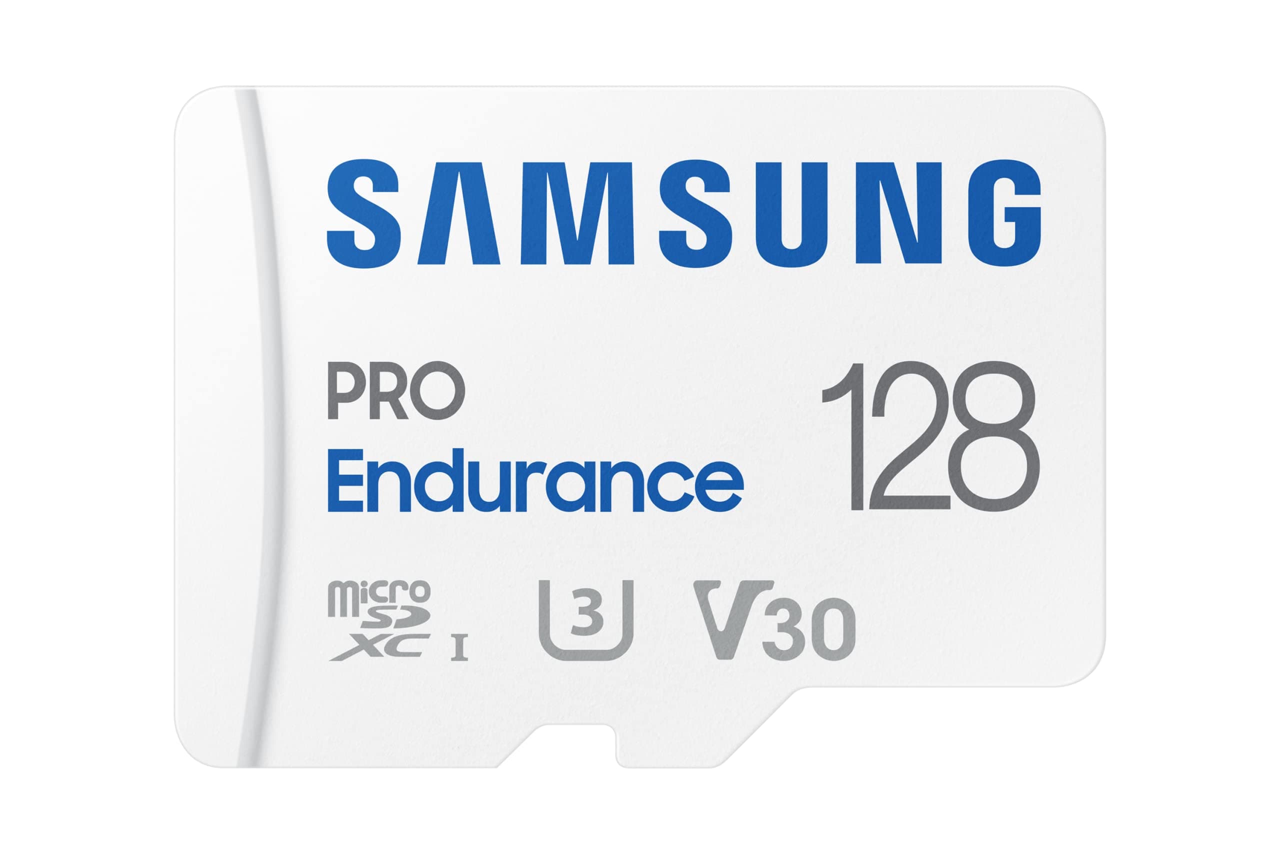 Samsung PRO Endurance 128GB MicroSDXC Memory Card with Adapter for Dash Cam, Body Cam, and Security Camera – Class 10, U3, V30 (‎MB-MJ128KA/APC)