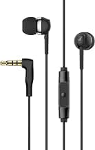 Sennheiser CX 80s Wired in Ear Earphones with in-Line Microphone, Superior Sound, One Button Smart Control, Lightweight Design, 3.5mm Jack, 3 Ear Tip Sizes, 2Y Warranty, ‎Voice Control, Black