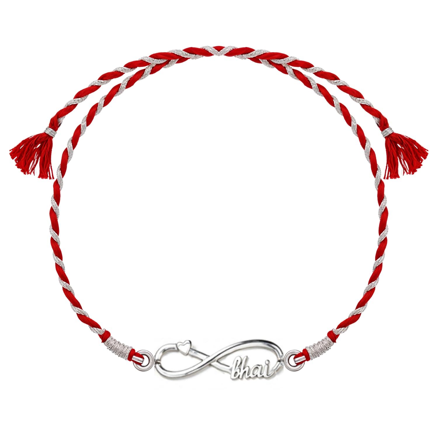 HighSpark 925 Silver Raksha Bandhan Rakhi for Brother | Stylish Cool Bro Rakhi for Boys & Men | Lovely Gift