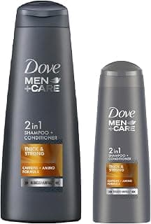 Dove Men+Care Thick & Strong 2in1 Shampoo+Conditioner & Dove Men+Care Thick & Strong 2in1 Shampoo+Conditioner