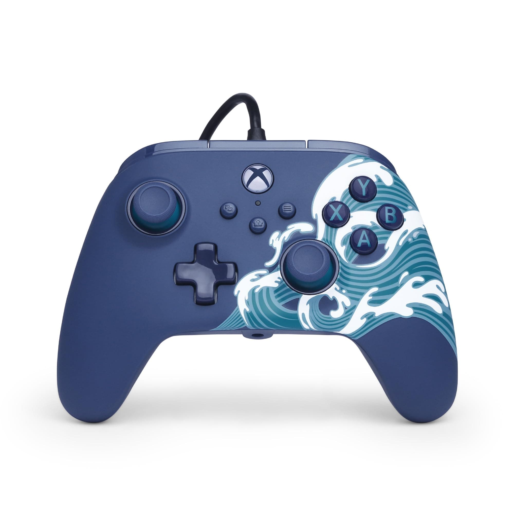 PowerA Advantage Wired Gaming Controller with Hall Effect for Xbox Series X/S, Xbox One, PC, Windows 10/11, Aqua Wave (Officially Licensed)