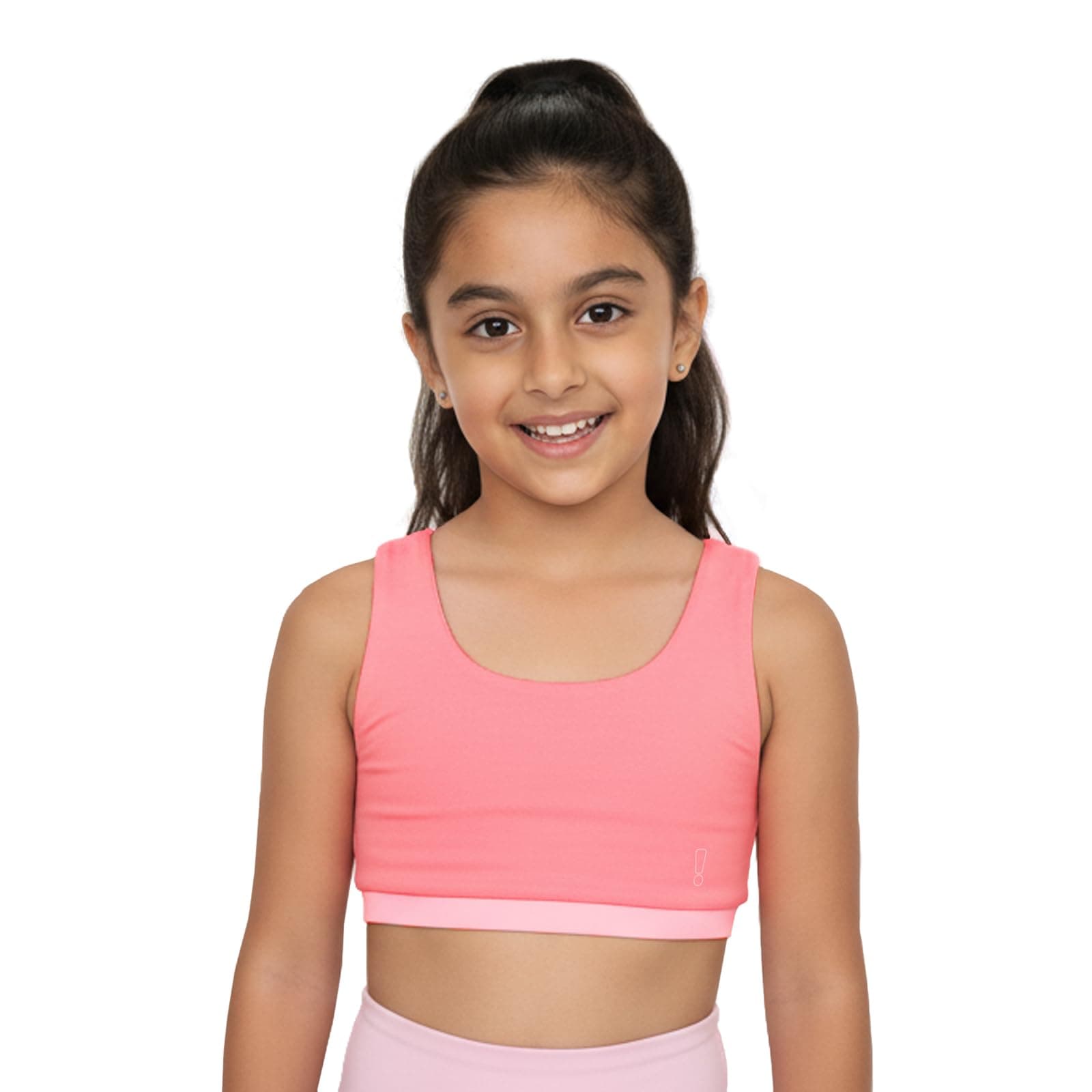 YouGotPlanB Cotton Sports Bra | Ages 8-16 Years | U-Shaped Style | Non-Padded, Double-Layered for Coverage