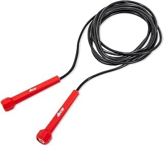 FitBox Sports Skipping Rope, Jump Rope For Exercise & Workout - Men & Women (Red)