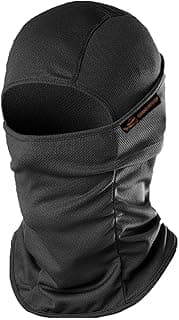 GRAND PITSTOP Helmet Mask (Black - Free Size) | Full Face UV Protection | Outdoor Face Cover | Dust, Wind, Sun Shield | Riding & Hiking Gear | Accessories for Men & Women
