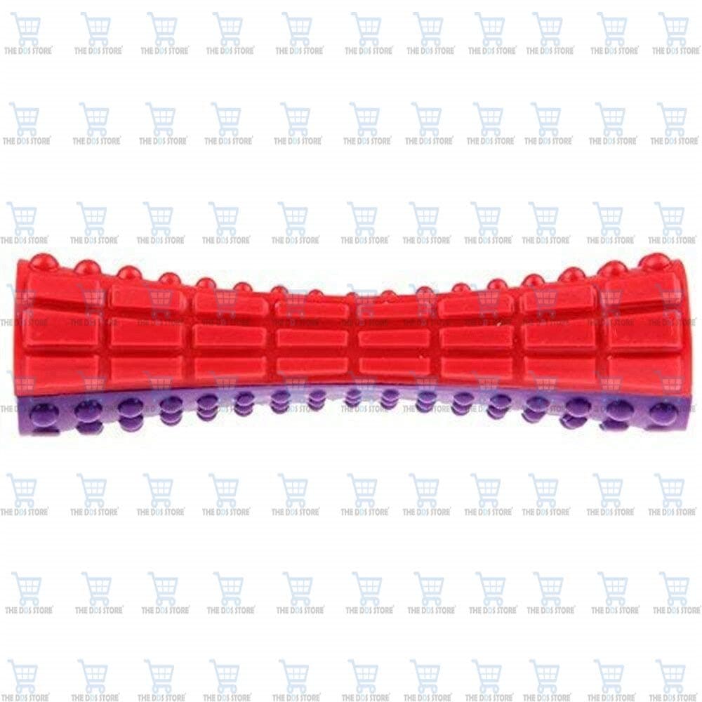 THE DDS STORE Johnny Stick Solid Rubber Dog Toy 1 Piece (Color May Vary)