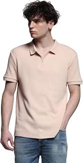 JACK & JONES Men Cotton Solid Regular Fit Polo T-Shirt