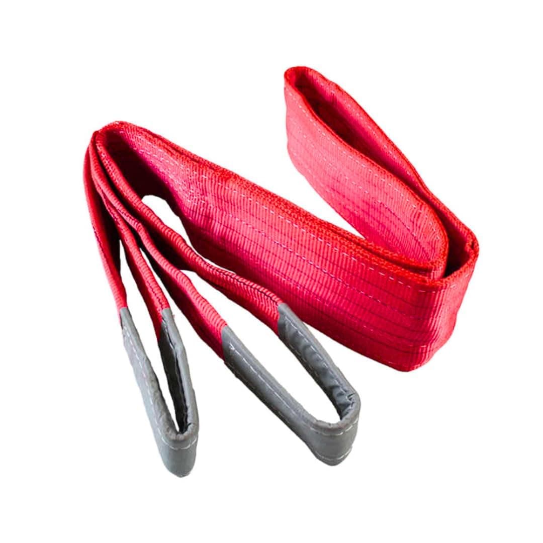 Conclood India Polyester Webbing Sling | Lifting Belt | Use for Handling materials in warehouses & logistics | Lifts & secure heavy loads | Red Colour (5 TON 6 MTR, 1).