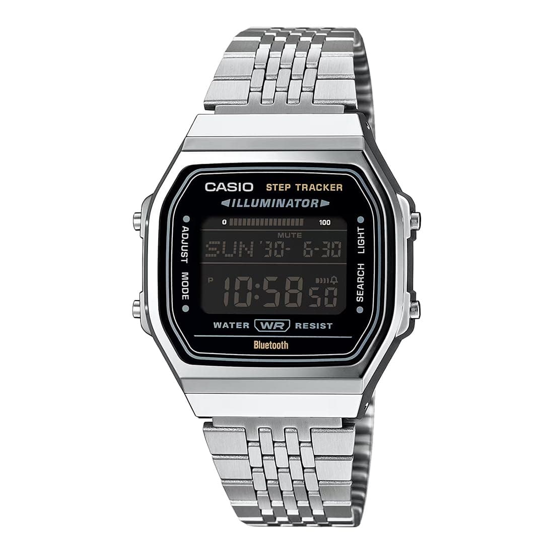 Casio Vintage ABL-100WE-1BDF Bluetooth Digital Black Dial Unisex (D366)