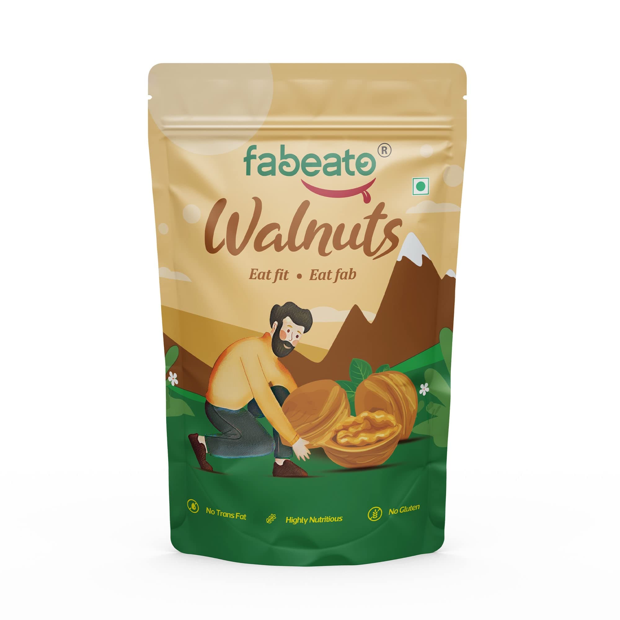 Fabeato California Walnuts (200g) Akhrot Giri | Walnut Kernels |Raw & Crunchy | Omega-3 Powerhouse