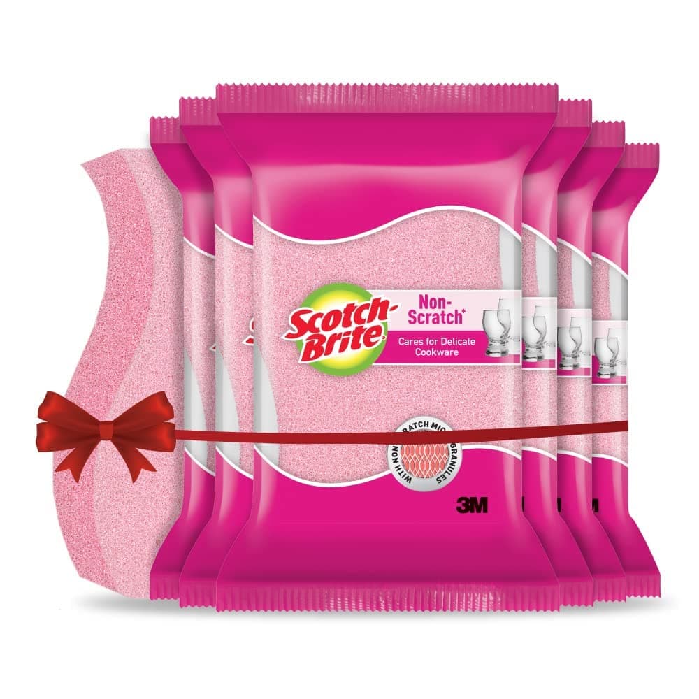 Scotch-Brite Plastic Utensil Non Scratch Scrub Sponge-Pack of 10