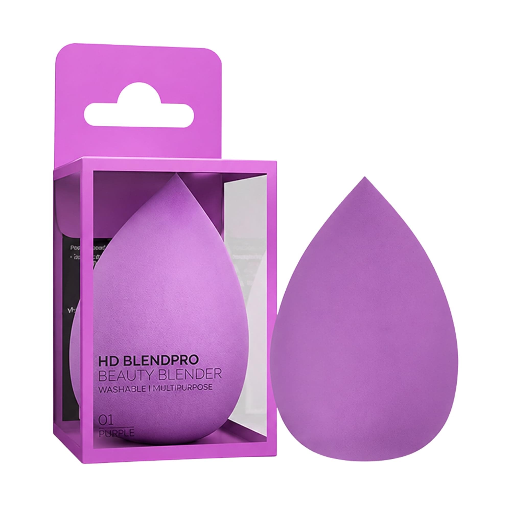 Makeup Sponge Beauty Blender – Soft Latex Free Foundation Blender Sponge for Liquid, Cream & Powder Makeup – Teardrop Shape Makeup Blending Sponge for Flawless Finish (Random Color As Per Availability, 1 Pc)