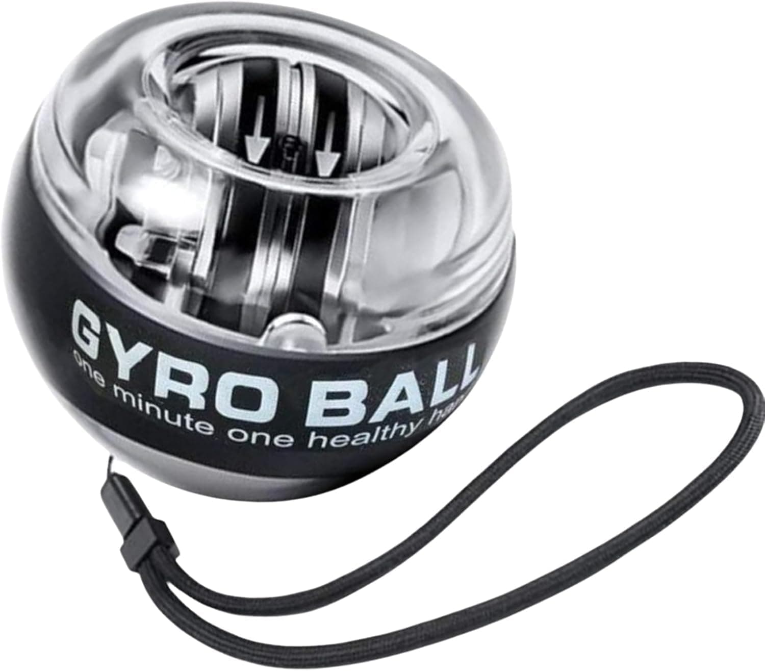 Brigand Auto-Start Power Gyro Ball Wrist Trainer – Metal Core Hand Strengthener for Forearm, Grip, Finger & Wrist Exercise Fitness Training - klivory Wrist Trainer Power Gyro Ball