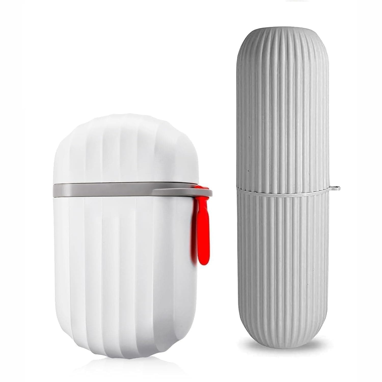 Renesmee Travel Set of 1 Soap Case and 1 Toothbrush Case – Waterproof and Leakproof Soap Dish with Handle, Ideal for Bathroom, Camping, and Outdoor Use Perfect for Travel, Bathroom Use