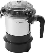Sujata Chutney Steel Jar, 500 ml (White)