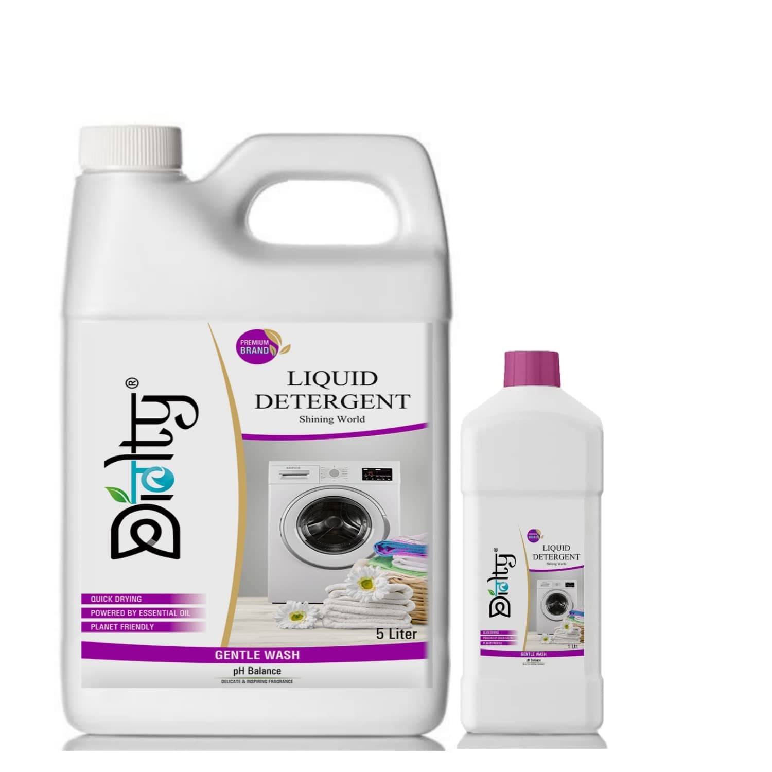 Diolty Liquid Detergent 5+1 Liter (Pink)