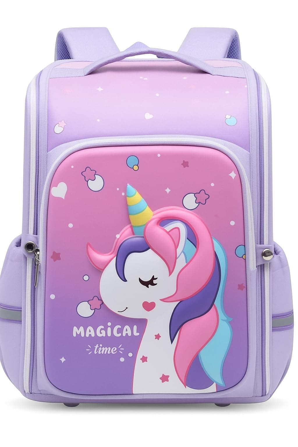Umadiya® 3D Stylish Backpack for School Kids, Water-Resistant Large Capacity Shoulder backpack Bag for Primary Nursery, Travel, Camping (5 To 12 Years - 20L)