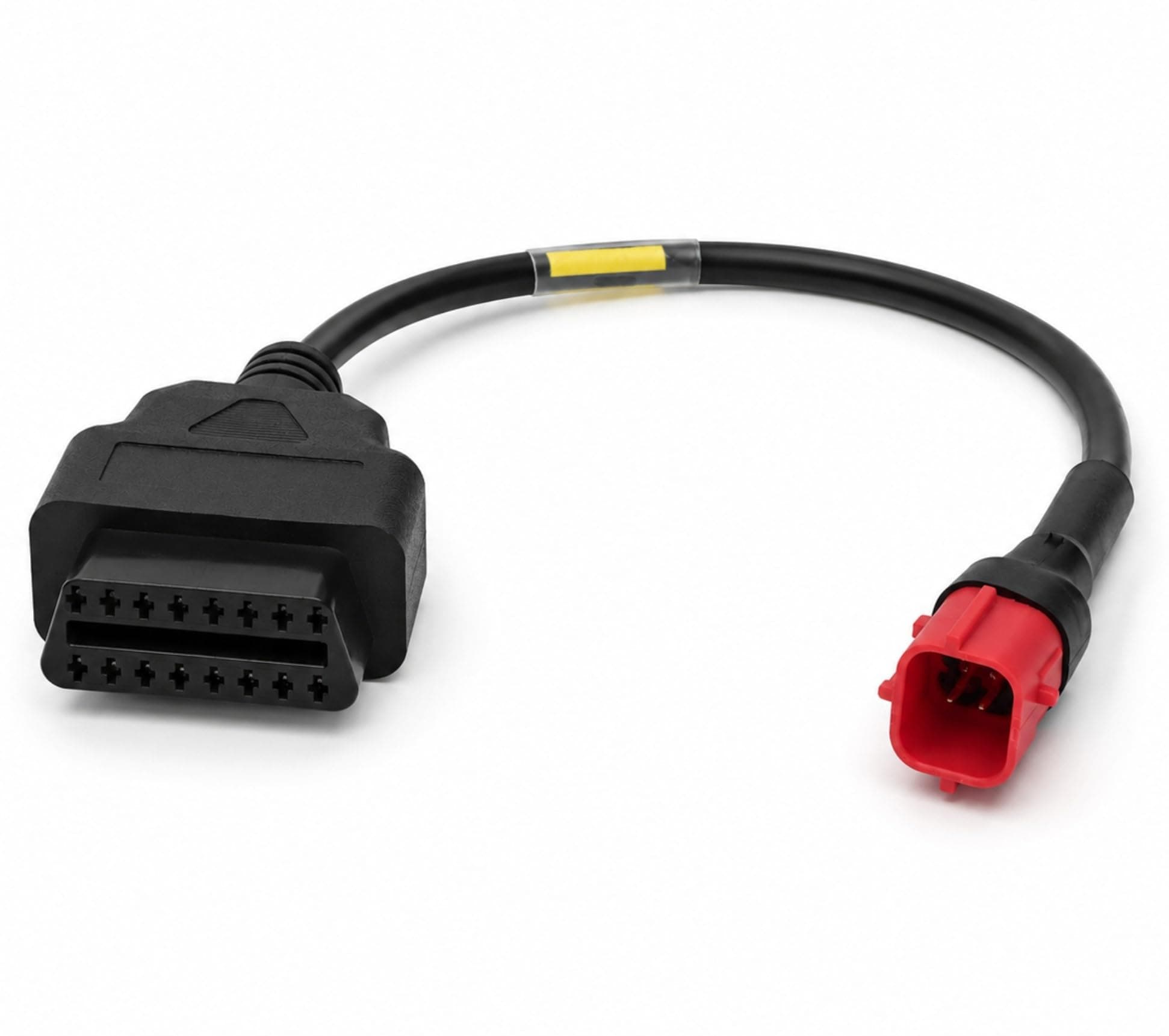 Mapout24 OBD-II 16-Pin Female to 6-Pin Male Diagnostic Cable for BS6 & BS7 Honda, TVS, Suzuki, Vespa & Bajaj | Compatible with V519, V311, V317 & ELM327 OBD-II Scanners | SMPL104
