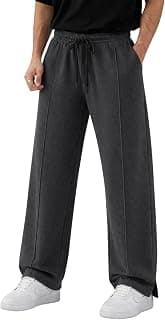 ENDEAVOUR WEAR Men’s Baggy Oversized Track Pants | Premium Cotton Rich Fabric | Straight Loose Fit Non-Cuffed | Gym, Streetwear & Casual Comfort Track Pants Lounge Pants