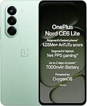 OnePlus Nord CE6 Lite | 6GB+128GB | Vivid Mint | Segment's Fastest Dimensity 7400 Apex Processor | 7000mAh Battery | Segment's Highest 144Hz Refresh Rate | 50MP Main Camera, 4K Video Recording