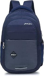 NORTH ZONE Lightweight school bags Backpacks for Boys Girls Stylish men and women Casual Travel Laptop Bag College office (Navy Blue) 40L