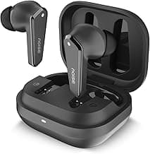 Noise Buds N1 Truly Wireless Earbuds with Chrome Finish, 40H of Playtime, Quad Mic with ENC, Ultra Low Latency Gaming (Up to 40 Ms), Instacharge(10 Min=120 Min), Bluetooth V5.3(Carbon Black)