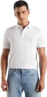 Tommy Hilfiger Solid Regular Fit Cotton Polo T-Shirt